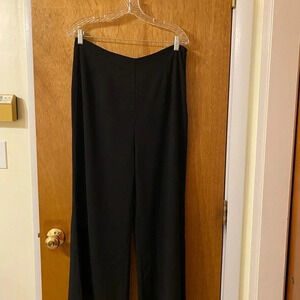 Leith Women’s High Waist Wide Leg Dress Pants Black Size Large.